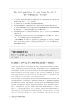 Accompagner et pérenniser une entreprise familiale