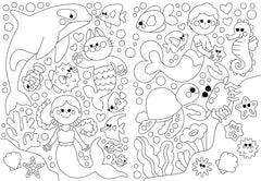 Coloriages effaçables - Monde magique
