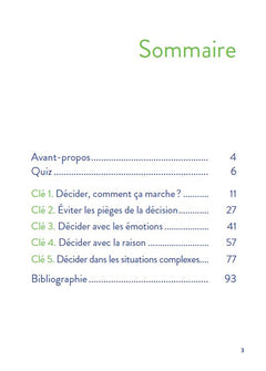 Les 5 clés pour prendre les bonnes décisions