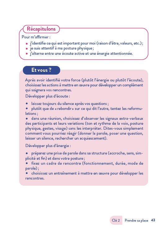 Les 5 clés pour développer son assertivité