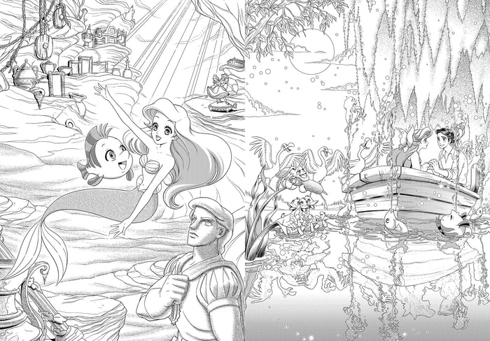 L'art du coloriage Disney - Manga