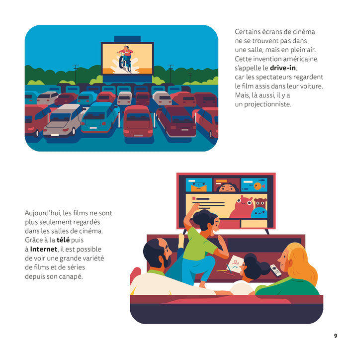 Les films et le cinéma