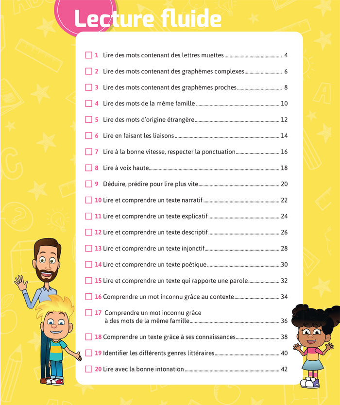 Lecture fluide CM1-CM2 - 10-11 ans: Maître Lucas Par matière