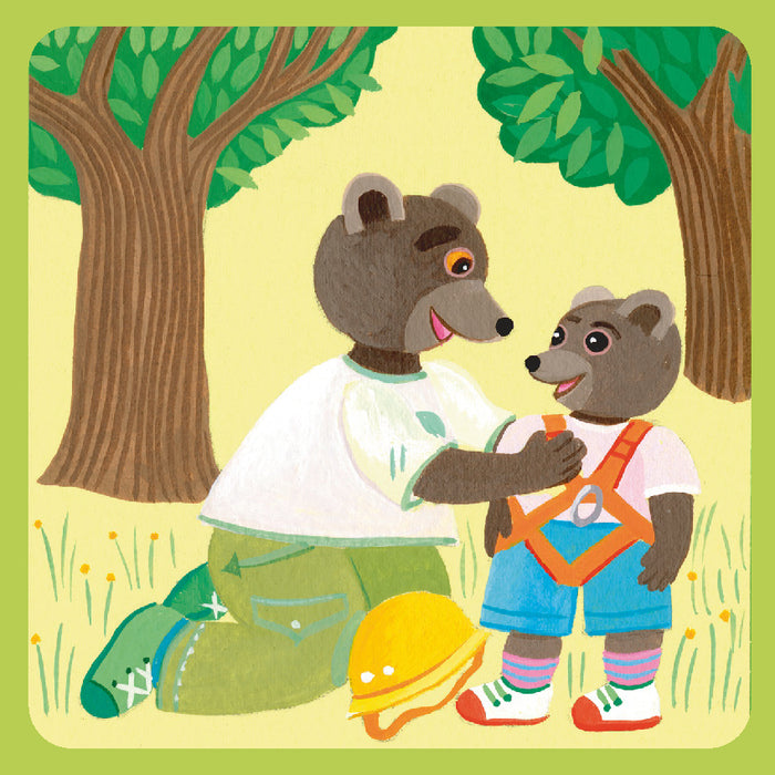 Petit Ours Brun fait de l'accrobranche