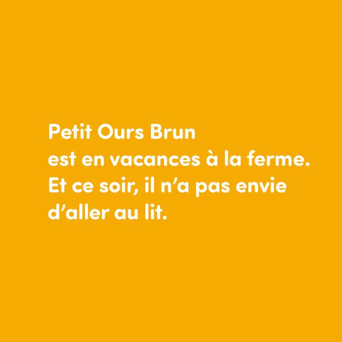 Petit Ours Brun conduit le tracteur