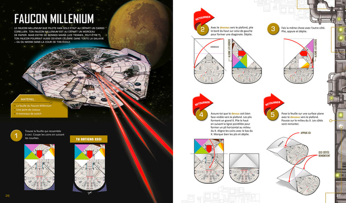 STAR WARS - Cahier d'activité - Construis tes vaisseaux en papier