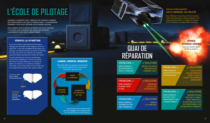 STAR WARS - Cahier d'activité - Construis tes vaisseaux en papier