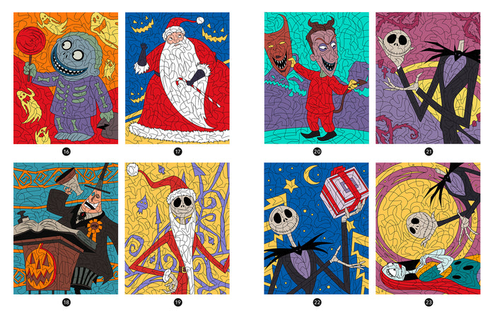 L'étrange Noël de Mr Jack - Coloriages magiques - Mystères