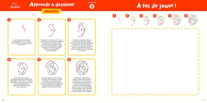 Disney - J'apprends à dessiner - 62 personnages en pas à pas