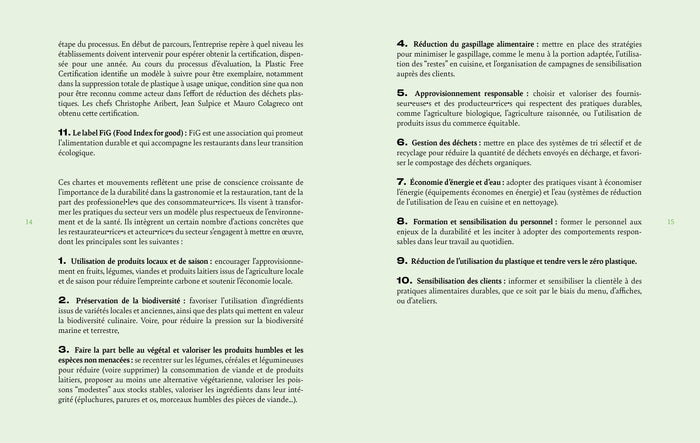 Le monde de la gastronomie face à l'urgence écologique