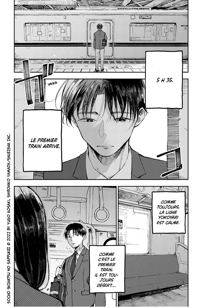 Dans le premier train du matin T01