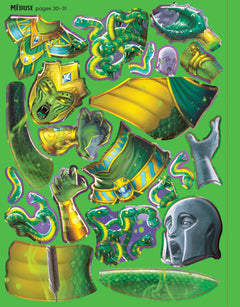 Construis tes monstres et animaux mythiques avec des autocollants