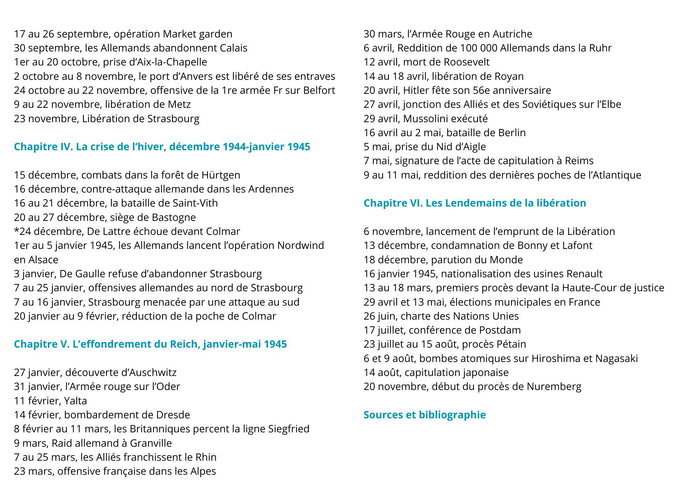 Chroniques de la Libération