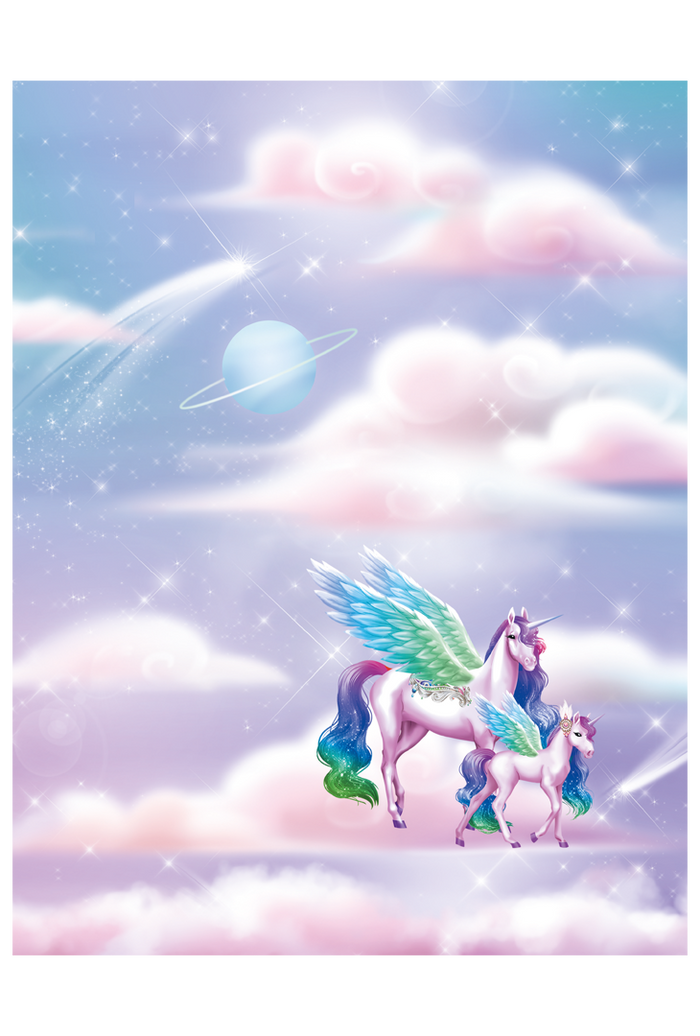 Licornes de rêve - Cahier de stickers - Magie des étoiles