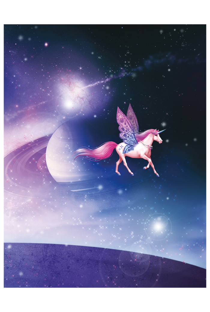 Licornes de rêve - Cahier de stickers - Magie des étoiles