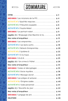 Mission police scientifique - coffret avec accessoires