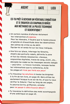 Mission police scientifique - coffret avec accessoires