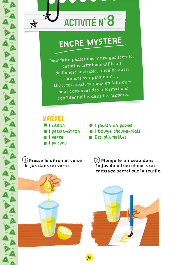 Mission police scientifique - coffret avec accessoires