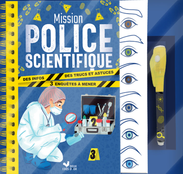 Mission police scientifique - coffret avec accessoires