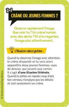 C'est pas sorcier Les Illusions d'optique - coffret avec accessoires