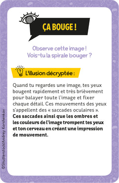 C'est pas sorcier Les Illusions d'optique - coffret avec accessoires