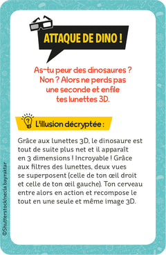 C'est pas sorcier Les Illusions d'optique - coffret avec accessoires