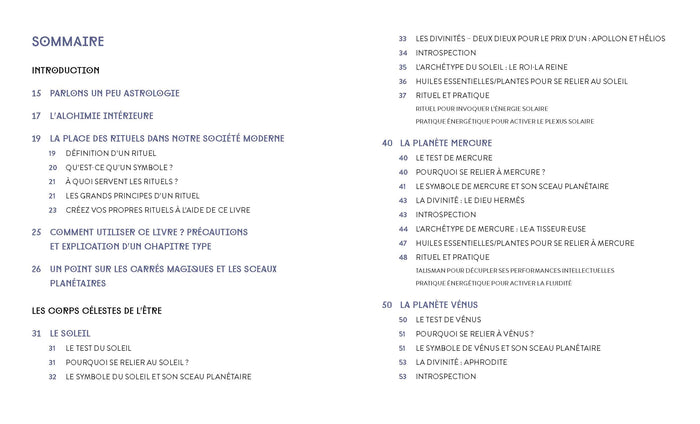 La magie des planètes