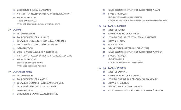 La magie des planètes