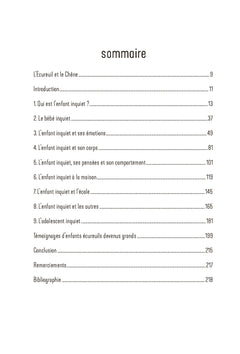 Mon enfant inquiet