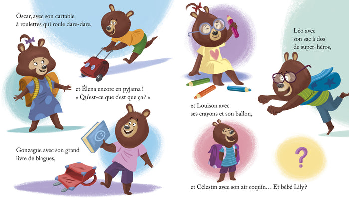 Papa Bisous fait l'école