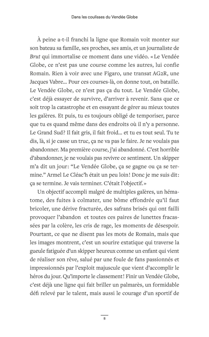 Dans les coulisses du Vendée Globe