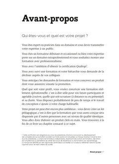 Concevoir une formation