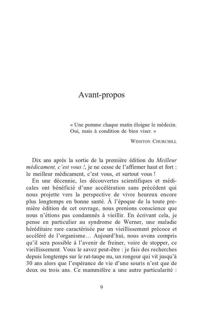 Le meilleur médicament, c'est vous !