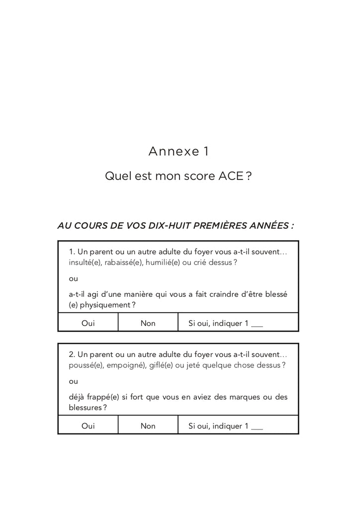 Les cicatrices invisibles