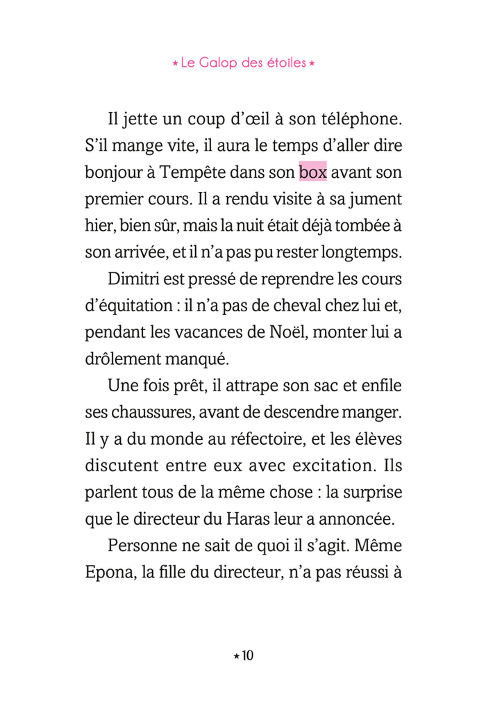 Le galop des étoiles - Le poulain surprise