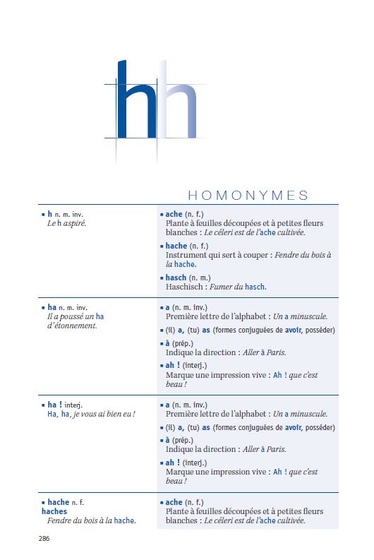 Dictionnaire des homonymes