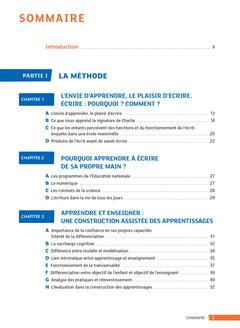 Enseigner à l'école primaire - Le geste d'écriture