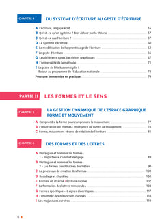 Enseigner à l'école primaire - Le geste d'écriture