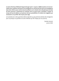 Enseigner à l'école primaire - Le geste d'écriture