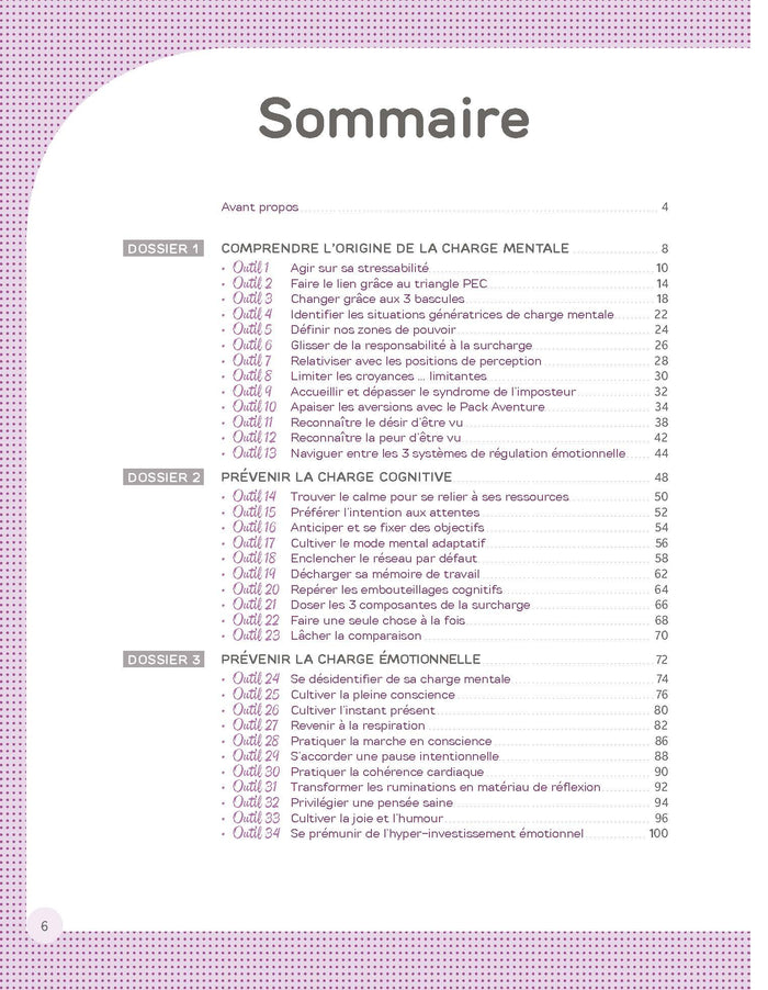 La boîte à outils pour prévenir la charge mentale