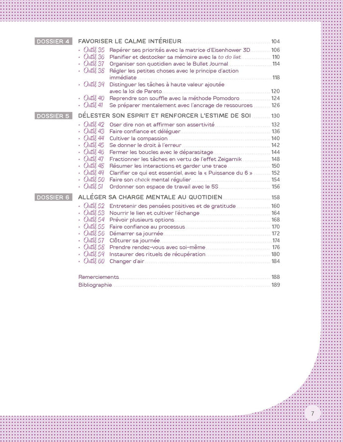 La boîte à outils pour prévenir la charge mentale