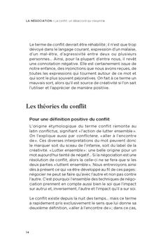 La négociation