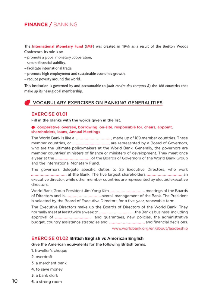 Anglais des affaires