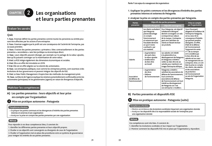 DCG 7 - Management - Corrigés