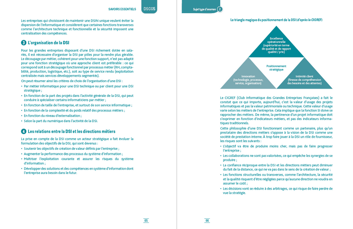 Management des systèmes d'information - Expert 2024