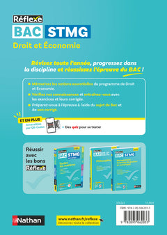 Guide Bac STMG - Spécialité Droit et Économie 1re/ Tle - Réflexe - N° 19