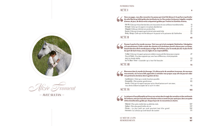 Ces chevaux auxquels je dois tout