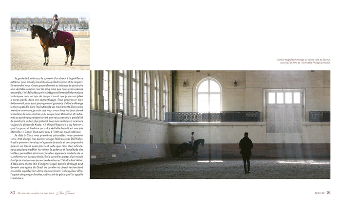 Ces chevaux auxquels je dois tout