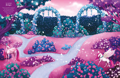 Licorne de rêve - Cahier de stickers - Magie des fleurs