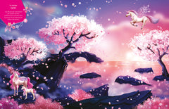 Licorne de rêve - Cahier de stickers - Magie des fleurs